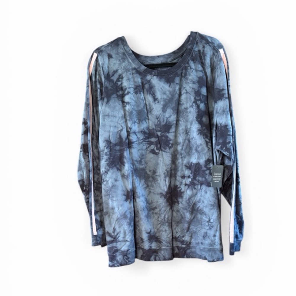 Torrid‎ Active Grey Pink Tie Dye Sweatshirt NWT